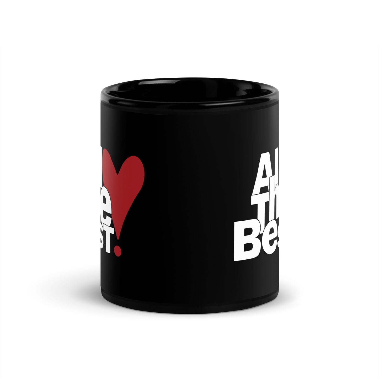 All the Best Black Mug (design by Rosalyn) - All the Best: Research & Timelines