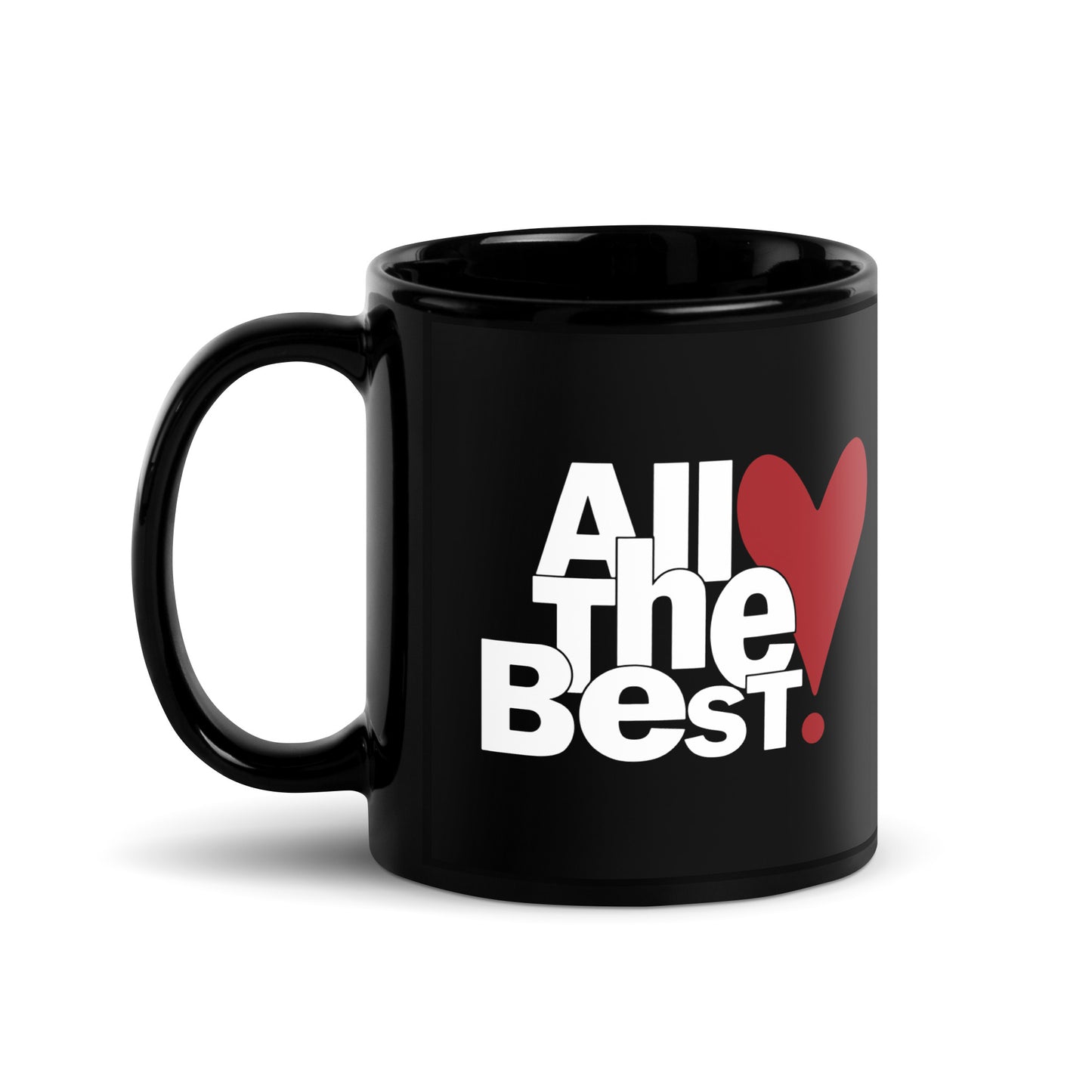 All the Best Black Mug (design by Rosalyn) - All the Best: Research & Timelines