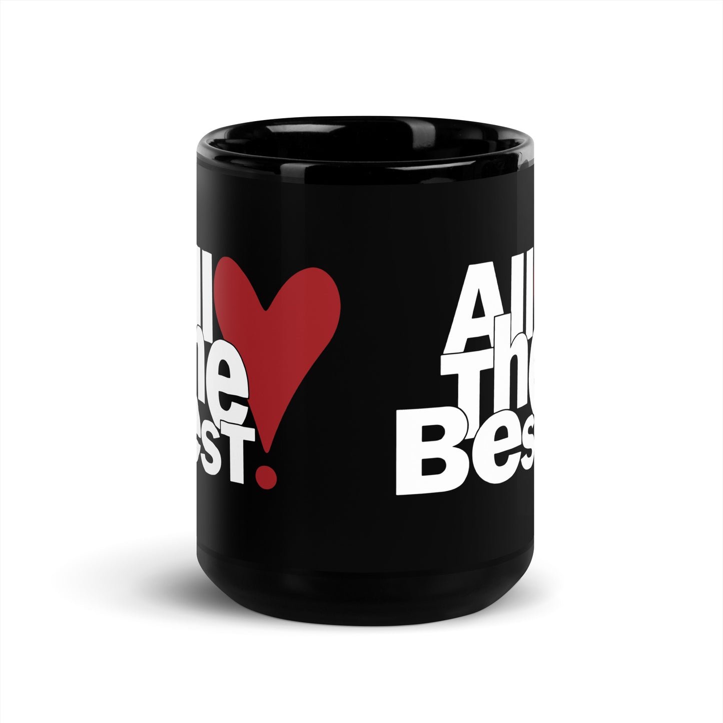 All the Best Black Mug (design by Rosalyn) - All the Best: Research & Timelines
