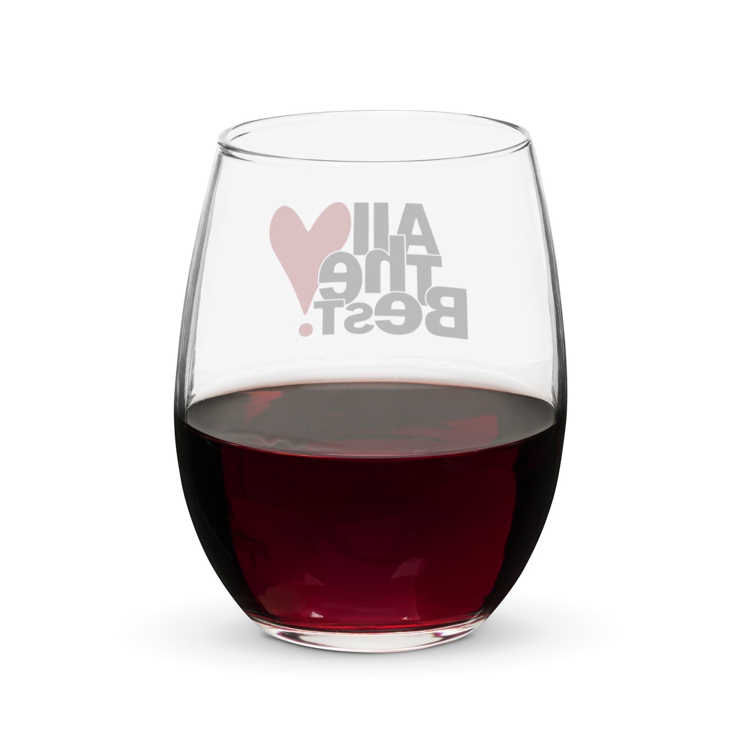 All the Best wine glass (design by Rosalyn) - All the Best: Research & Timelines