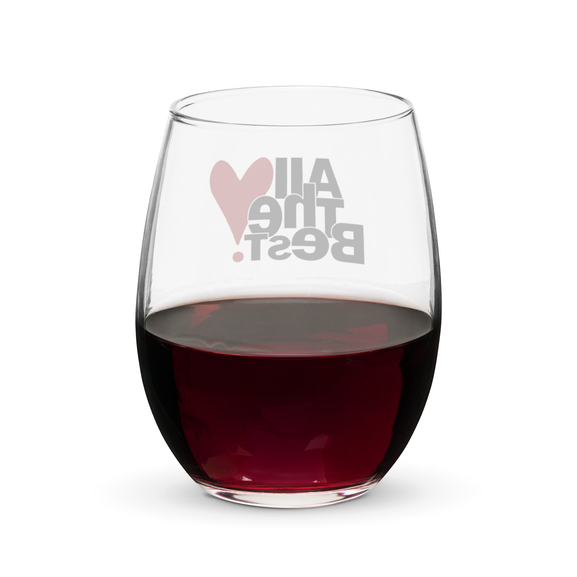 All the Best wine glass (design by Rosalyn) - All the Best: Research & Timelines