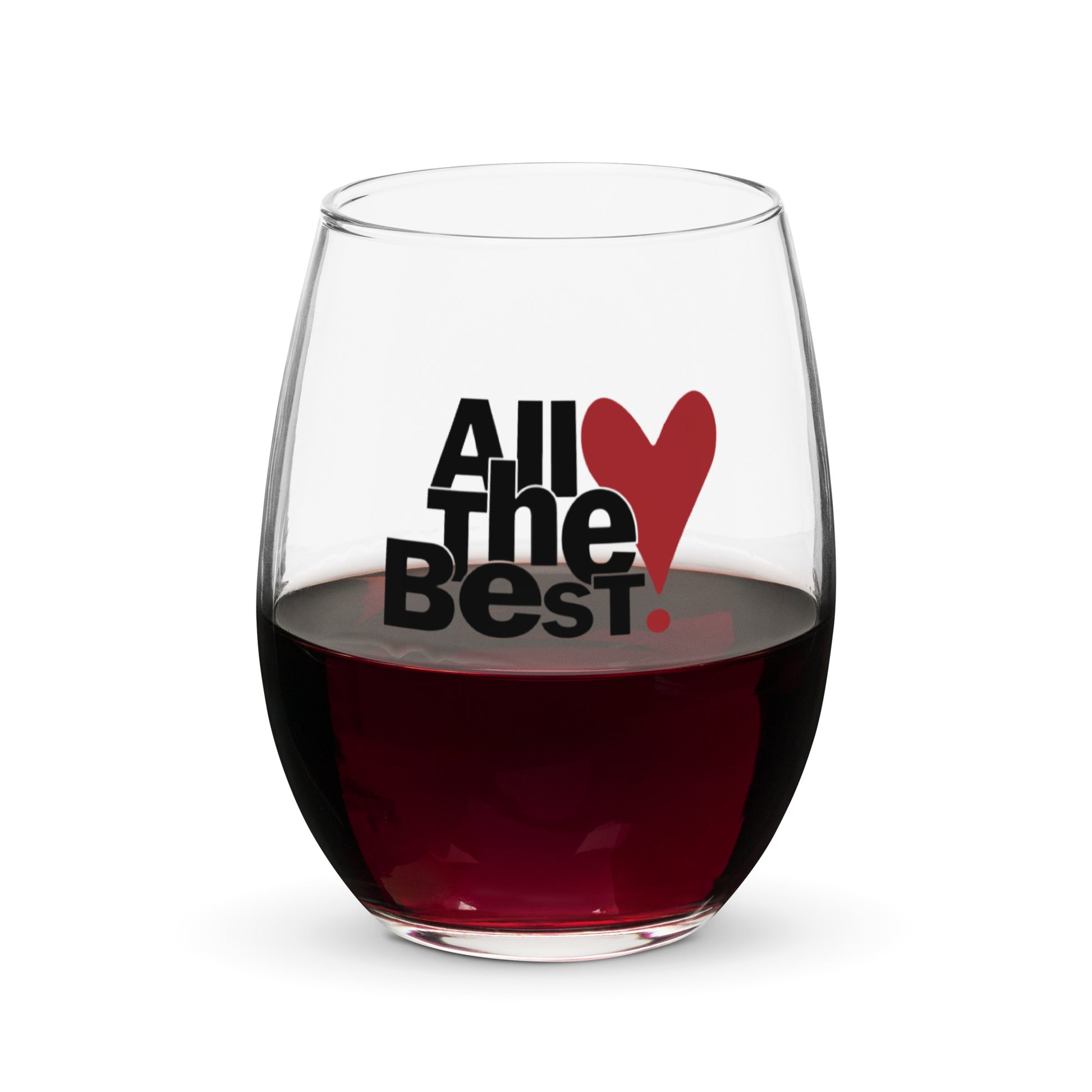 All the Best wine glass (design by Rosalyn) - All the Best: Research & Timelines
