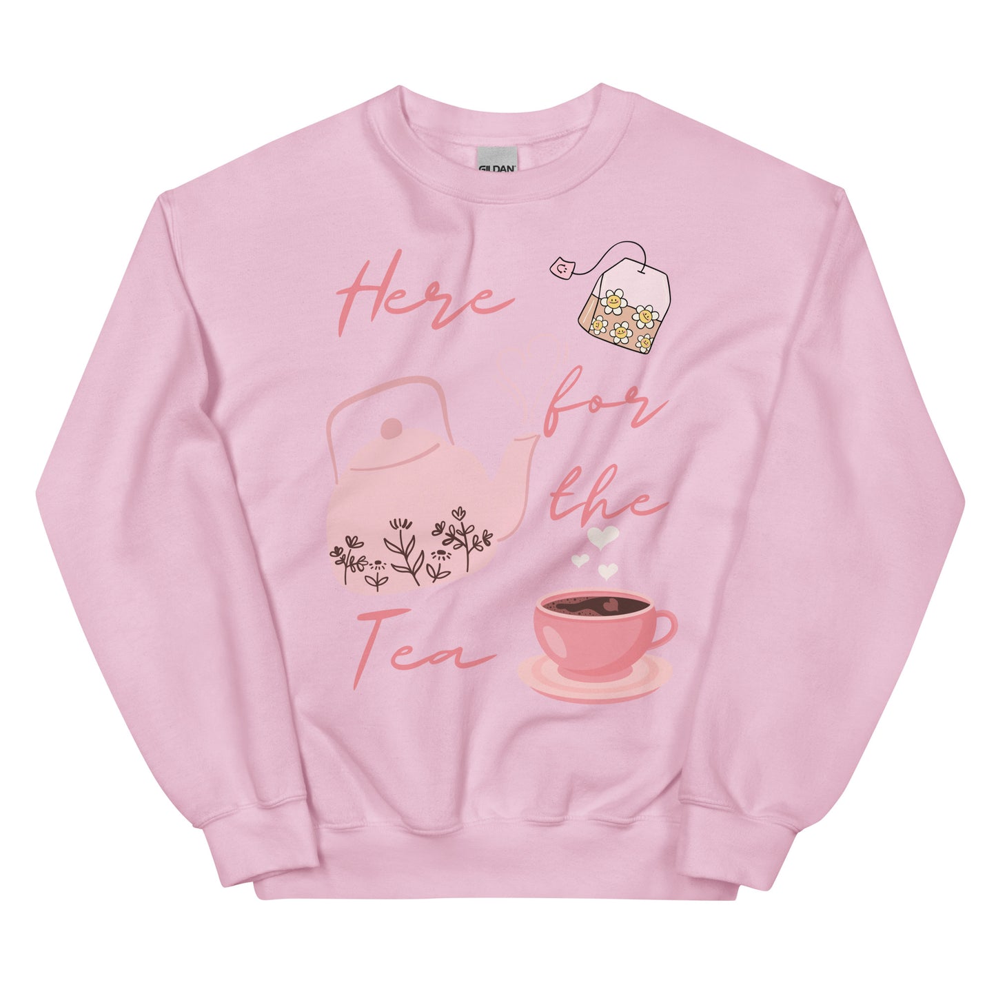 Here for the Tea - Unisex Sweatshirt - All the Best: Research & Timelines