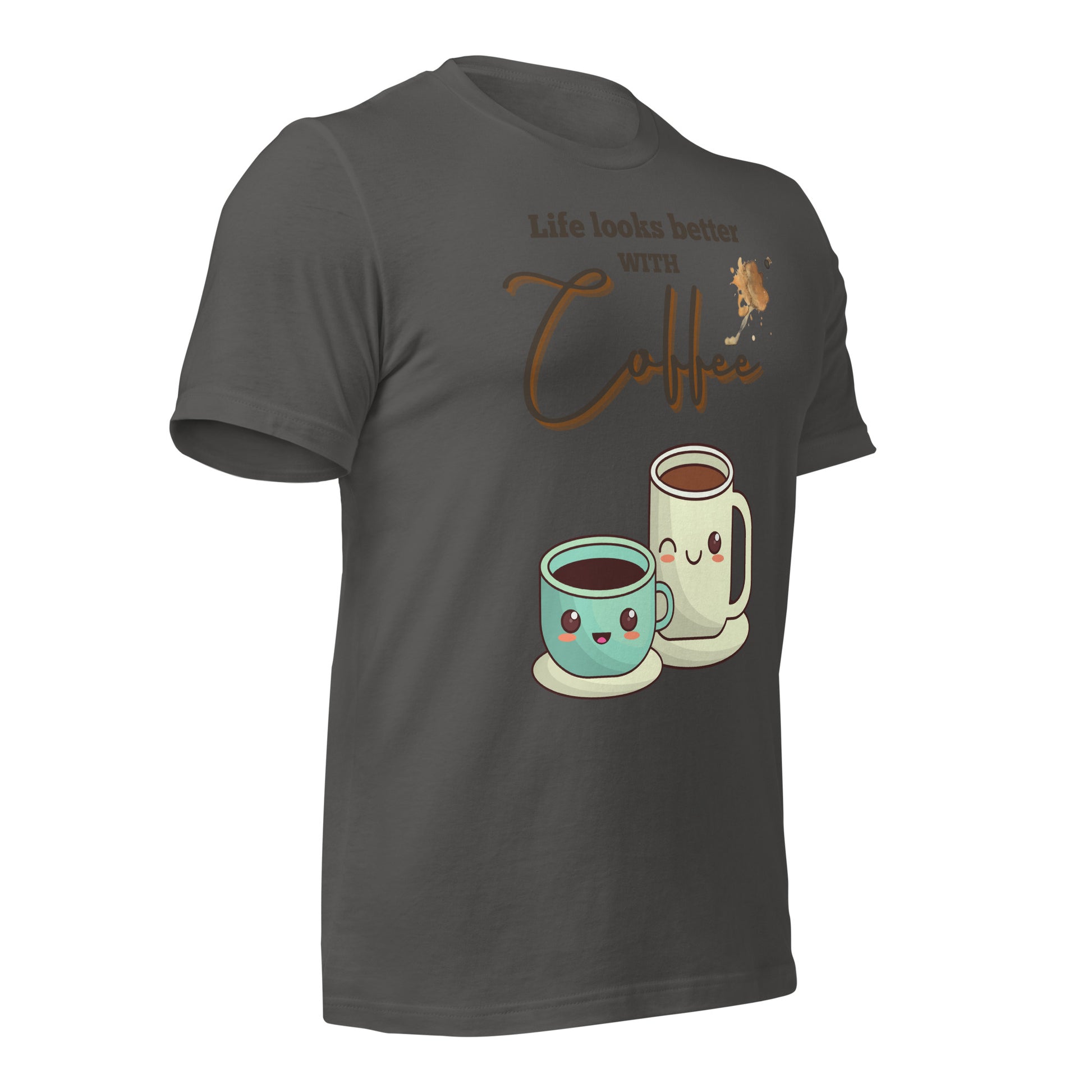 Life looks better with Coffee - Unisex t-shirt - All the Best: Research & Timelines