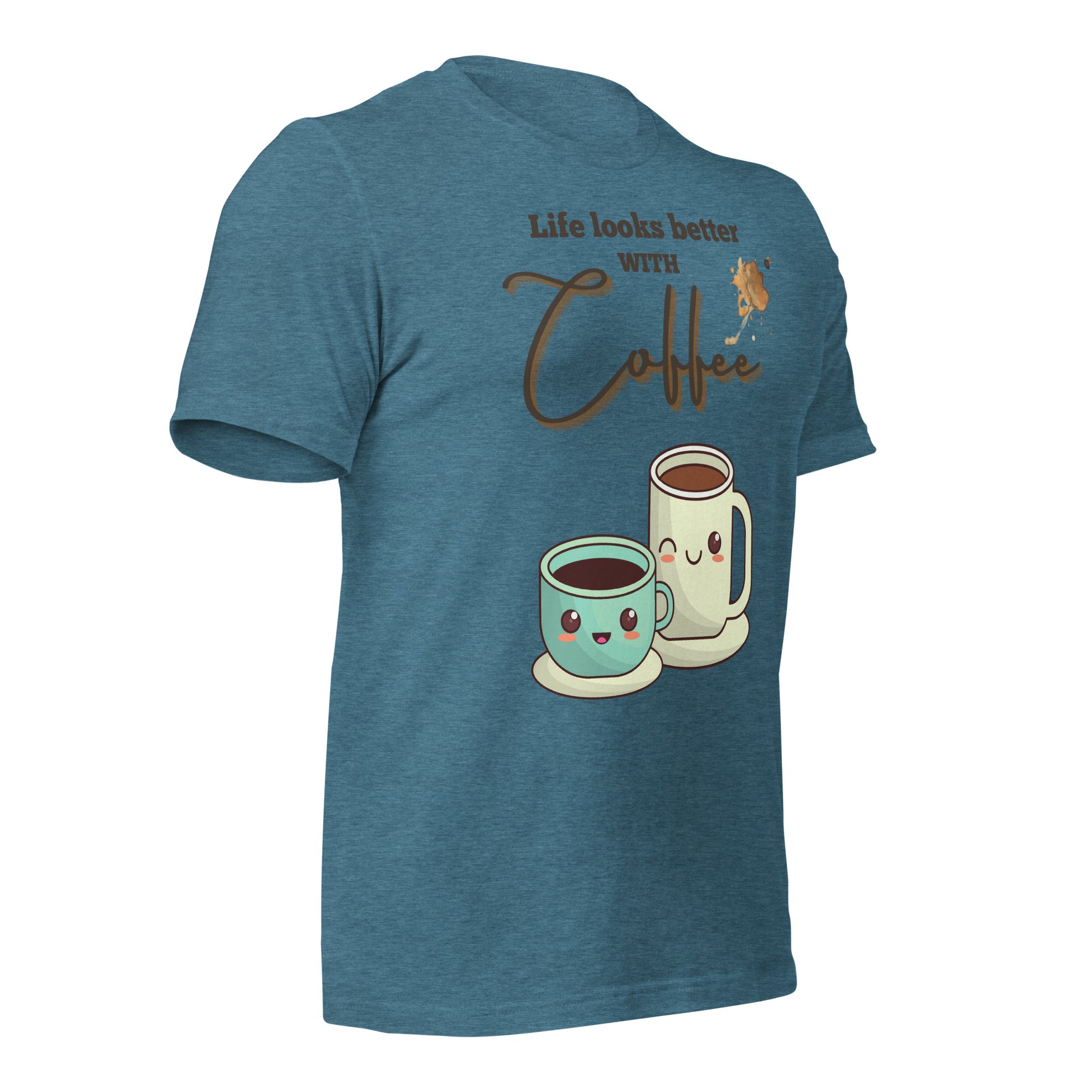 Life looks better with Coffee - Unisex t-shirt - All the Best: Research & Timelines